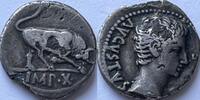 Roman Empire denarius Augustus (27 BC-14 AD) fourree plated? -
