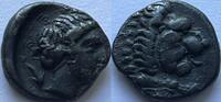Acient Greek Caria (Knidos) hemidrachm unpublished variant with dolphin -