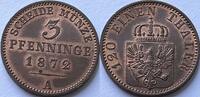 German States (Prusia) 3 pfennig full original lustre! -