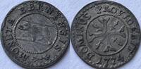 Swiss Cantons (Bern) 1/2e kreuzer 1774 superbe with original lustre AU
