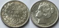 Nederland 25 cent volle originele muntglans -