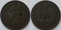 Frankrijk Tien cent 1856 Gegraveerde pickelhaube ZF