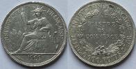 French Indo-China piaster 1909 ZF