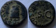 Roman Empire quadrans ND (41 AD) Claudius 41-54 (struck in Rome) ZF-