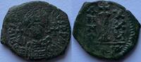Byzantine Empire ae bronze ND Justinianus I (527-565) FR/VF