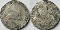 Noordelijke Nederlanden (Zeeland) zilveren rijder of dukaton 1668 dubbel geslagen ZF