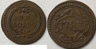 Italian States (Modena) un soldo 1783 ZF