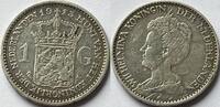 Nederland een gulden 1913 ZF