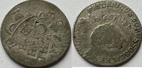 German States (Prusia) 1/6e thaler 17?3 big misstrike! ZF
