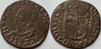 Brabant (s-‘Hertogenbosch) duit of gigot 1597 FR-
