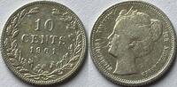 Nederland tien cent 1901 FR/ZF