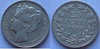 Nederland 25 cent 1906 PR