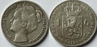 Nederland een gulden 1909 ZF