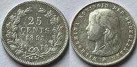 Nederland 25 cent 1895A ZF-