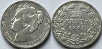 Nederland 25 cent 1904 ZF