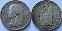 Nederland een gulden 1892 ZF-