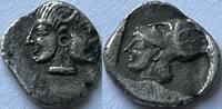 Mysia (Lampsakos) diobol ND (500-450 BC) ZF