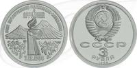 Russland 3 Rubel Russland 3 Rubel 1989 Cu/Ni PP Erdbeben Armenien -