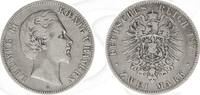 Deutschland (Bayern) 2 Mark Deutschland Bayern 2 Mark 1877 s-ss Ludwig II. -