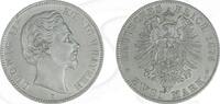 Deutschland (Bayern) 2 Mark Deutschland Bayern 2 Mark 1876 vz-st Ludwig II. -