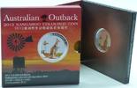 Australien 1 Dollar Australien 1$ 2012 Känguru AG PP Farbe Coin Show Special Peking -