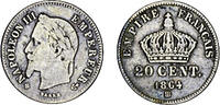 Frankreich 20 Centimes Frankreich -