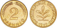 Deutschland 2 Pfennig 1969 Deutschland circuliert 0,30 EUR incl. BTW., plus 9,90 EUR verzending