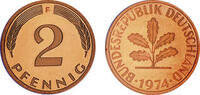 Deutschland 2 Pfennig 1974 Deutschland circuliert 0,30 EUR  plus 9,90 EUR verzending