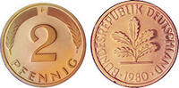 Deutschland 2 Pfennig Deutschland -