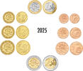 Litauen Euro-KMS 2025 3,88 Euro Litauen Euro-KMS 2025 -