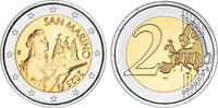 San Marino 2 Euro 2025 San Marino bankfrisch 3,50 EUR  plus 9,90 EUR verzending