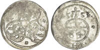 3 Pfennig 1553 Henneberg Henneberg etwas Prägeschwäche, sehr schön +
