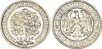 Weimarer Republik 5 Reichsmark Weimarer Republik -