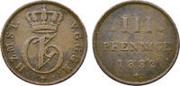 Mecklenburg-Strelitz, Herzogtum 3 Pfennig Mecklenburg-Strelitz, Herzogtum -