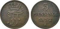 Mecklenburg-Schwerin, Herzogtum 3 Pfennig Mecklenburg-Schwerin, Herzogtum -