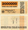 Weimar 2 Millionen Mark Weimar -
