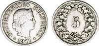 Schweiz 5 Rappen 1911 Schweiz schön - sehr schön 2,50 EUR  plus 9,90 EUR verzending