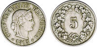 Schweiz 5 Rappen 1913 Schweiz sehr schön 2,50 EUR  plus 9,90 EUR verzending