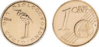 Slowenien 1 Cent 2014 Slowenien bankfrisch 3,00 EUR incl. BTW., plus 9,90 EUR verzending