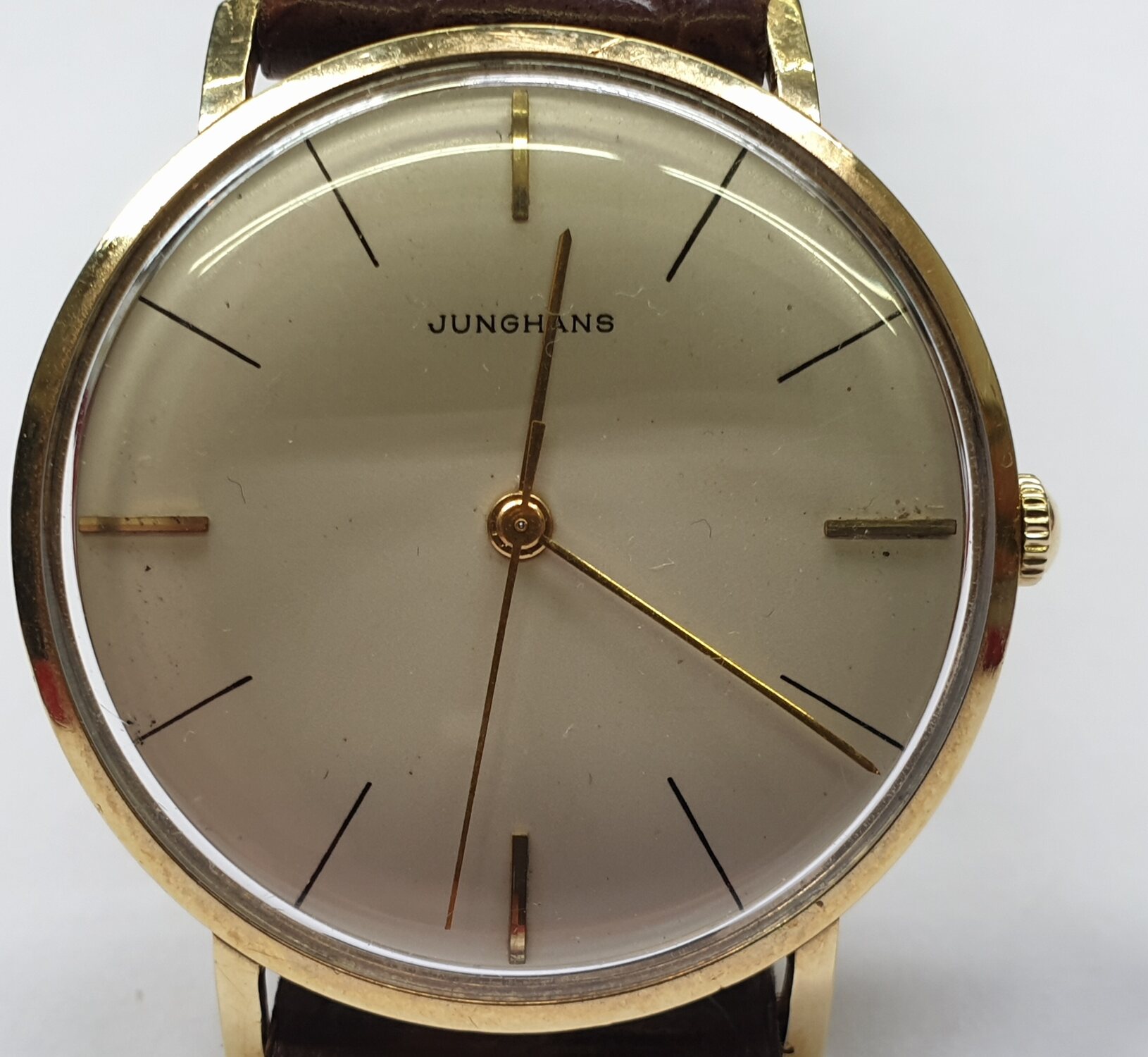 mechanische Herrenuhr vintage aus den 1970 er Jahren Junghans Uhr