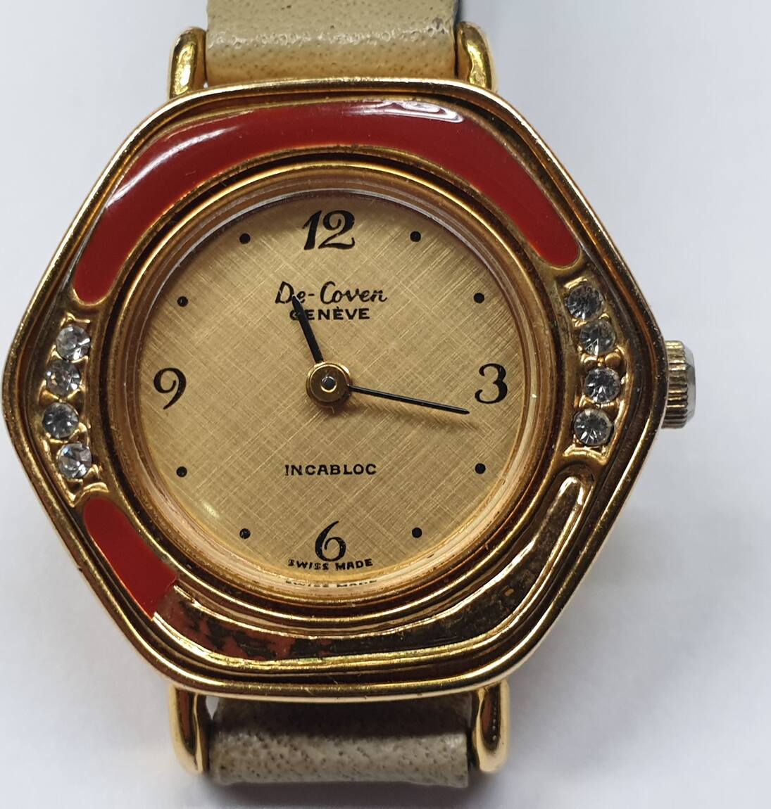 mechanische Damenarmbanduhr vintage De-Coven Geneve Swiss