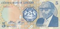 Lesotho 5 Maloti Central Bank -