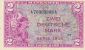 Bank deutscher Länder Zwei Mark Banknote Serie A -