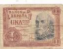 Spanien 1 Peseta Geldschein Banknote -