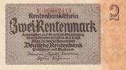Deutschland 2 Rentenmark Rentenbankschein Firmendruck -