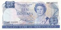 New Zealand 10 Dollars (1985-89) -