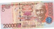 Ghana 20000 Cedis Geldschein Banknote -