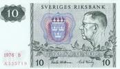 Schweden 10 Kronor Geldschein Banknote Sveriges Riksbank Tio Kronor -