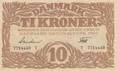 Dänemark 10 Kroner Geldschein Banknote Ti Kroner Danmark -