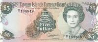 Cayman Islands 5 Dollars Geldschein Banknote Kaimaninseln -